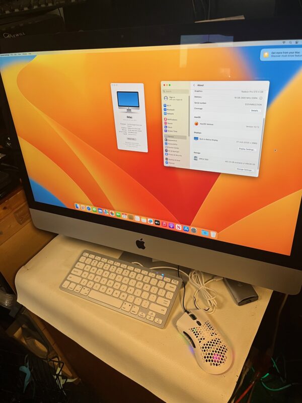 IMAC 27" 2017 16 GB RAM 500 GB HDD - Image 7